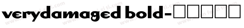 verydamaged bold字体转换